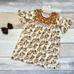 Pete + Lucy Football Safari dress